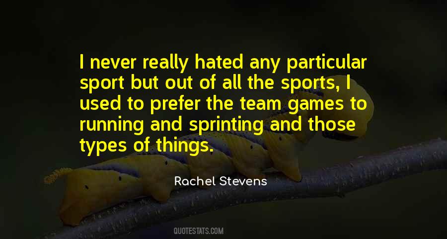 Quotes About Sprinting #1563821