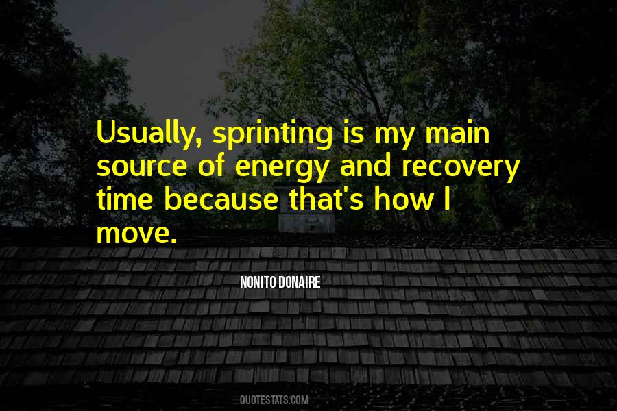 Quotes About Sprinting #603691