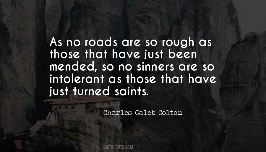 Quotes About Rough Roads #1258720