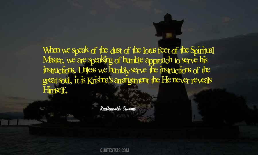 Lotus Feet Quotes #1637153