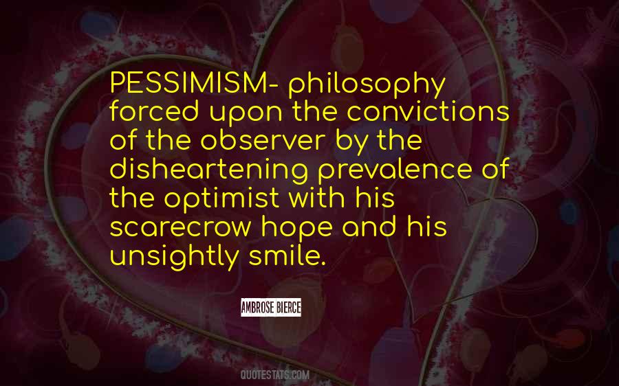 Philosophy Pessimism Quotes #943398