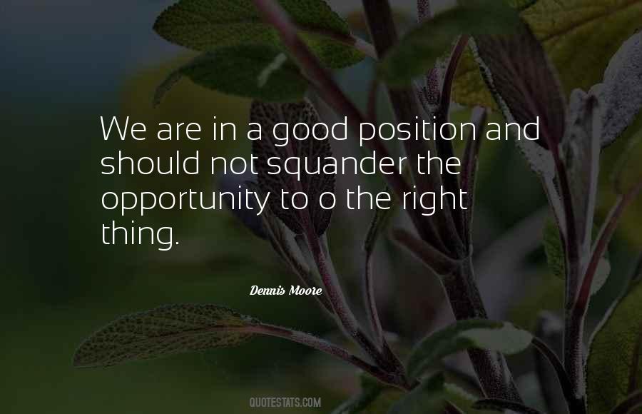 Good Position Quotes #1458137