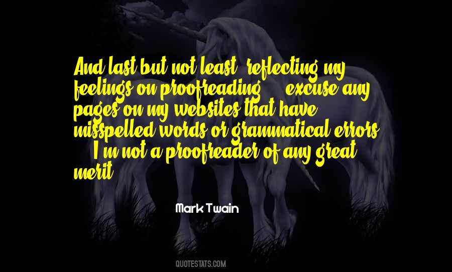 Quotes About Proofreading #1228223