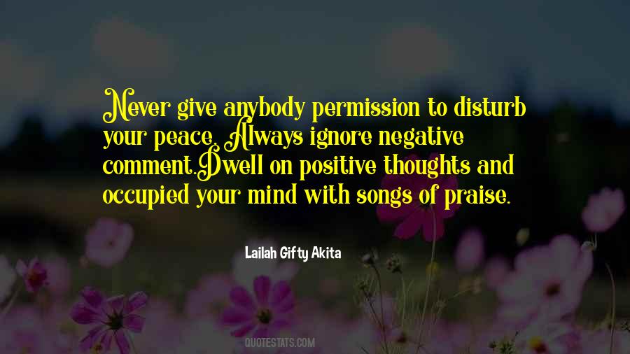 Negative Mind Quotes #1017009