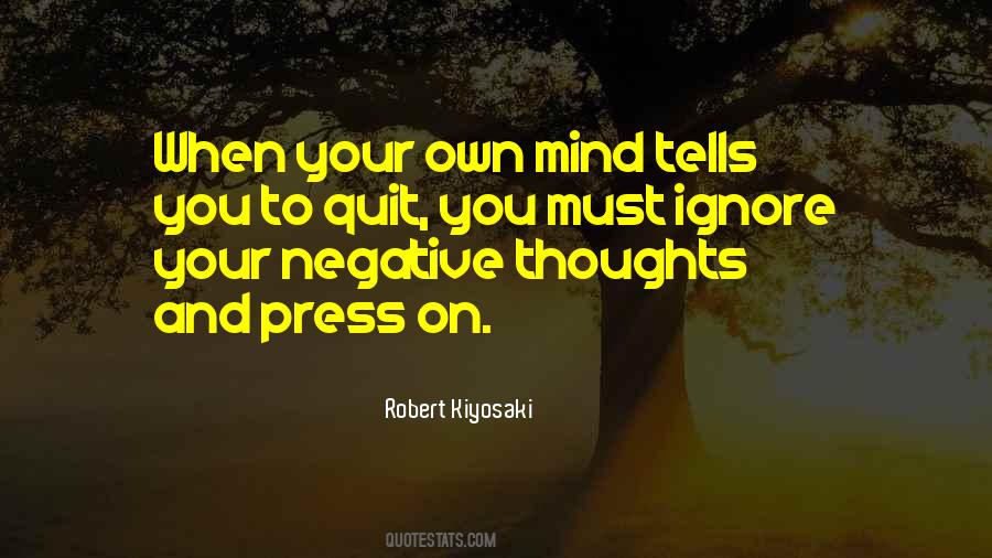 Negative Mind Quotes #689947