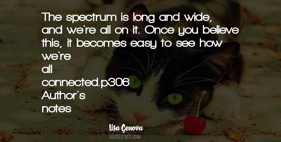 Quotes About Spectrum #1123370