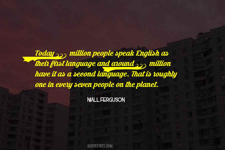 Quotes About A Second Language #1166650