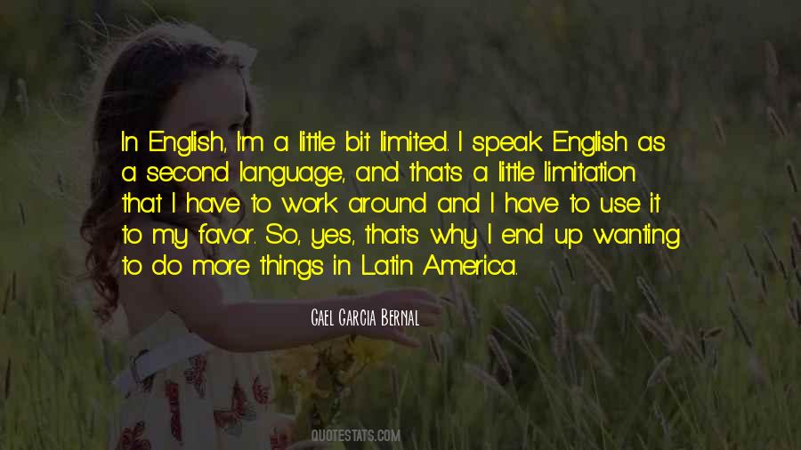 Quotes About A Second Language #1722556