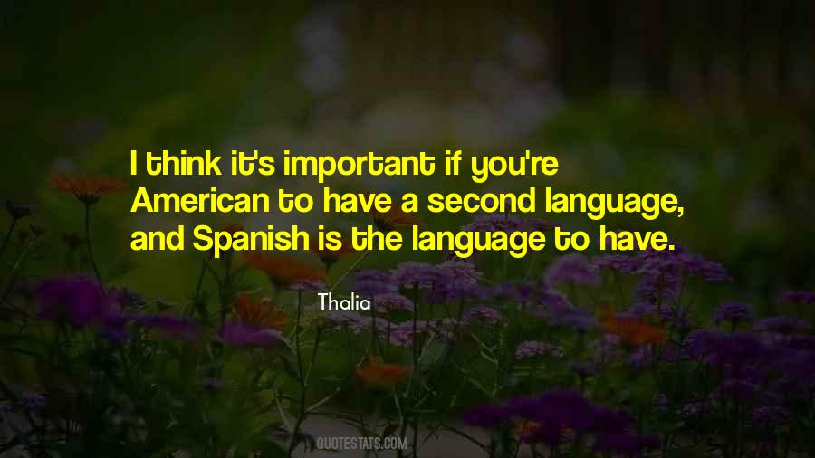 Quotes About A Second Language #889522