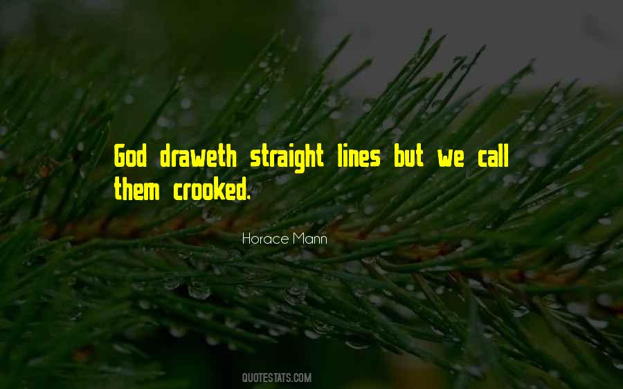 Quotes About Crooked Lines #952966