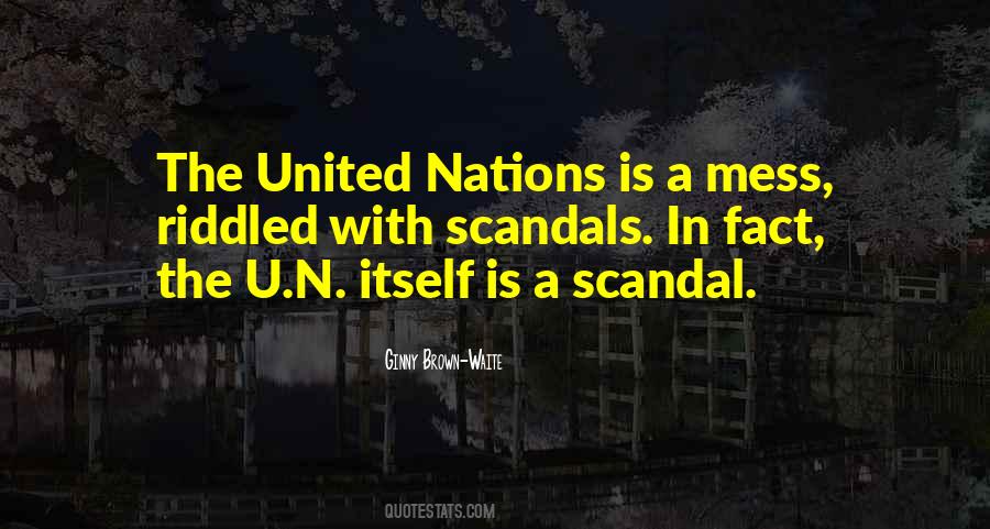Quotes About The U.n #1176451
