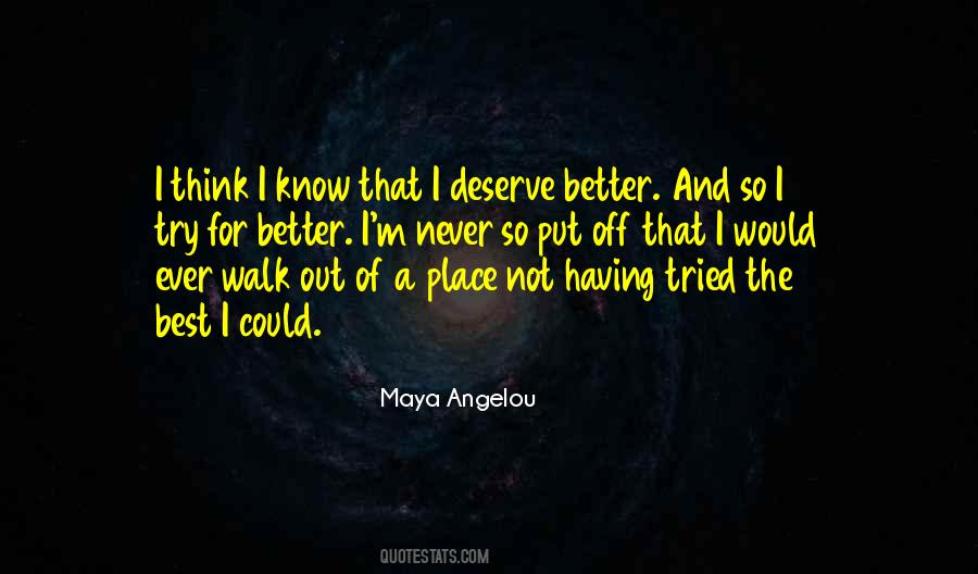 Quotes About Trying To Be Better Than Others #52484