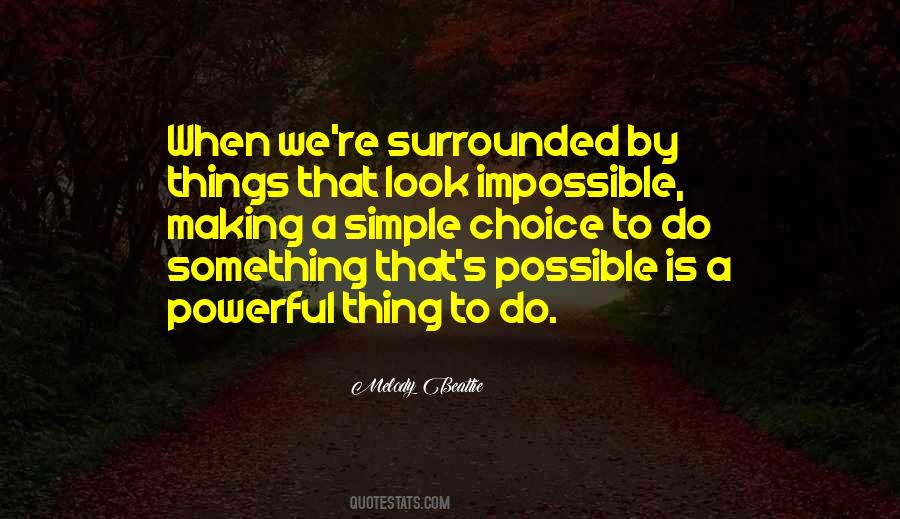 Things Possible Quotes #47406