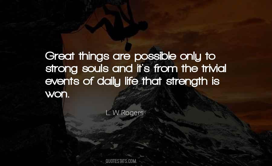 Things Possible Quotes #48283