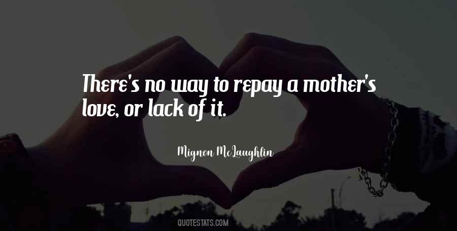 Quotes About A Mother's Love #136972