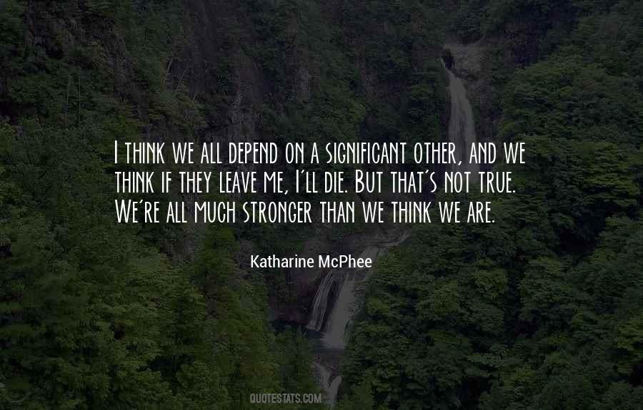 Than We Think Quotes #1326128
