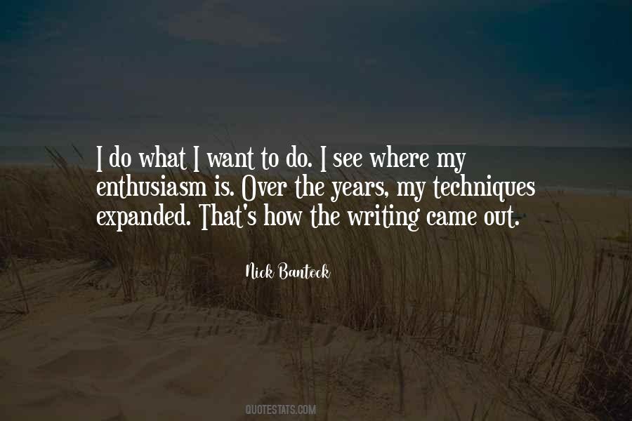 Quotes About Writing Techniques #1131367
