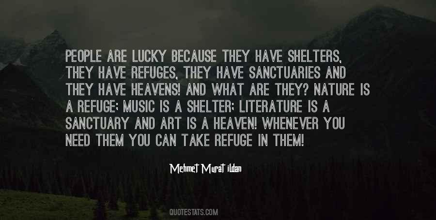 Quotes About Refuge #1194259