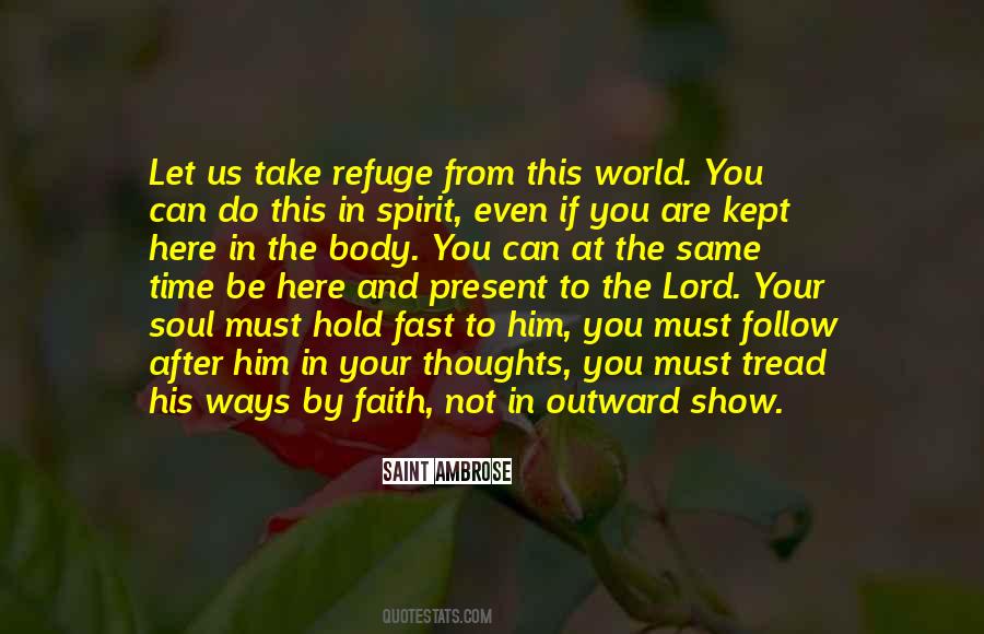 Quotes About Refuge #1201710