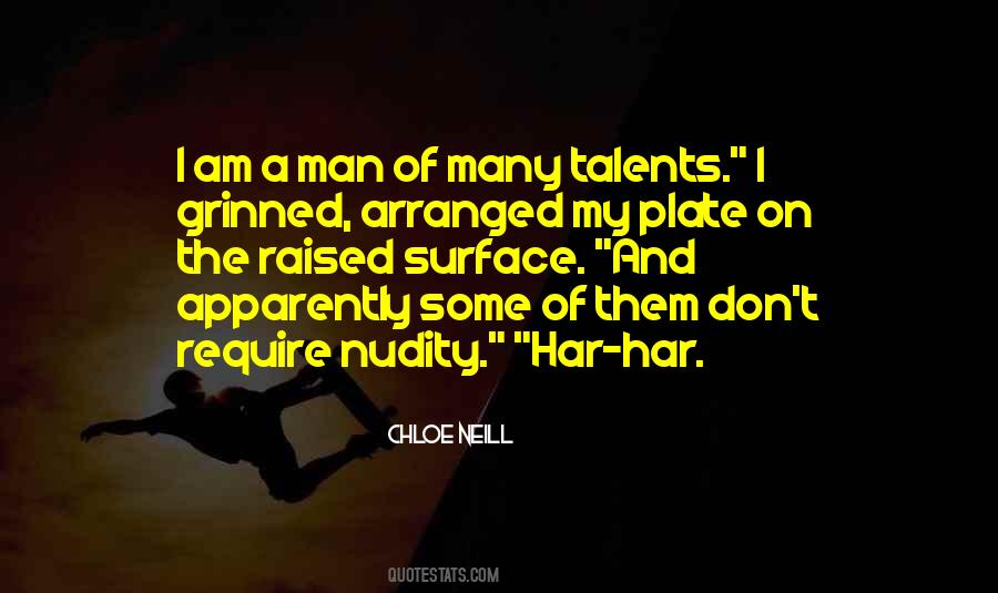 Quotes About Many Talents #86197