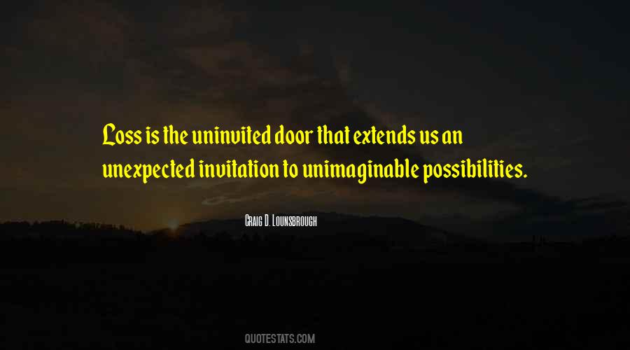 Quotes About Uninvited #526856