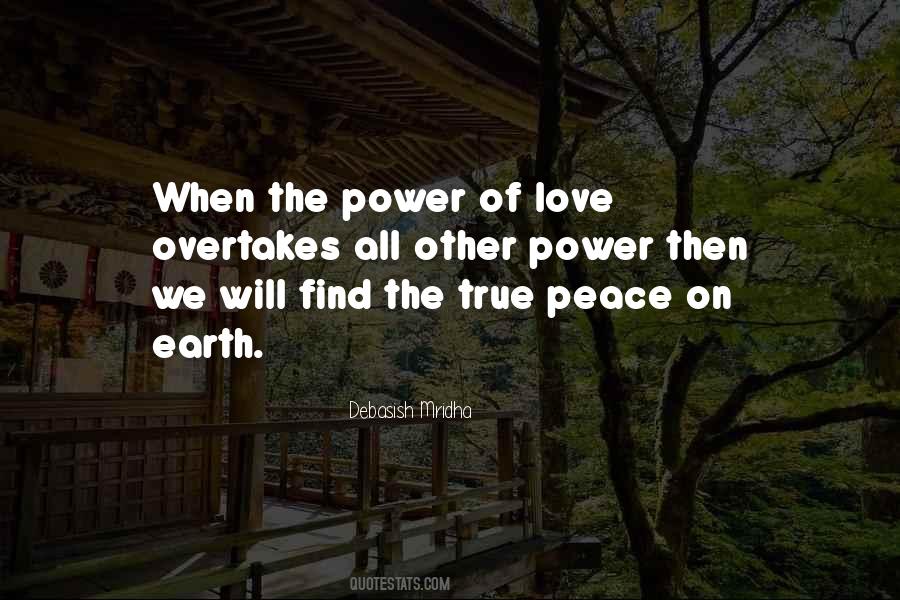 Love Power Of Love Quotes #15110