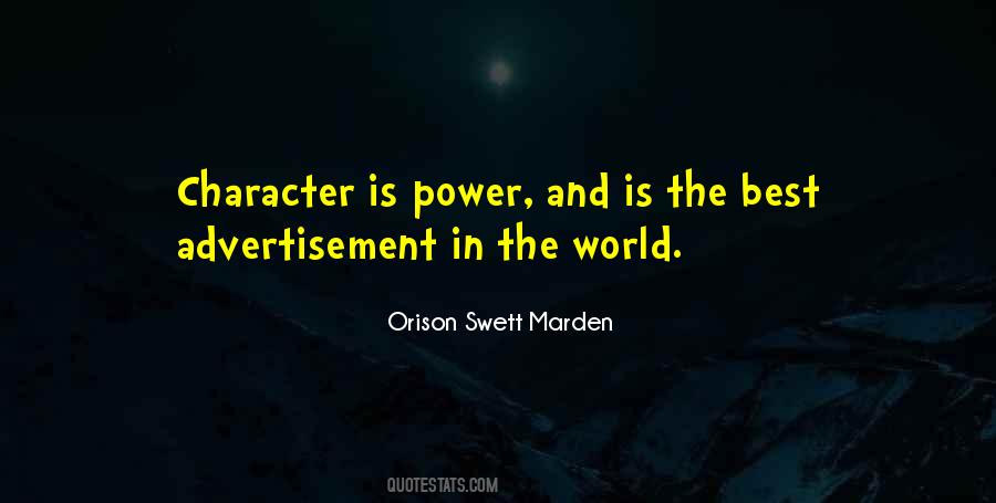 Quotes About Character And Power #221608