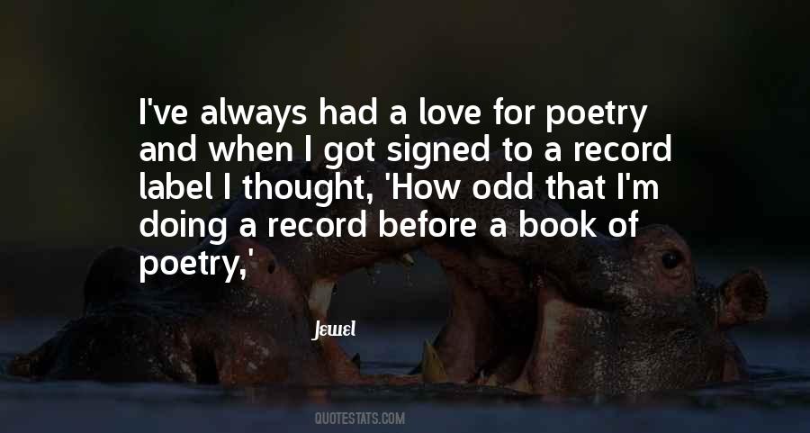 Poetry Book Quotes #611579