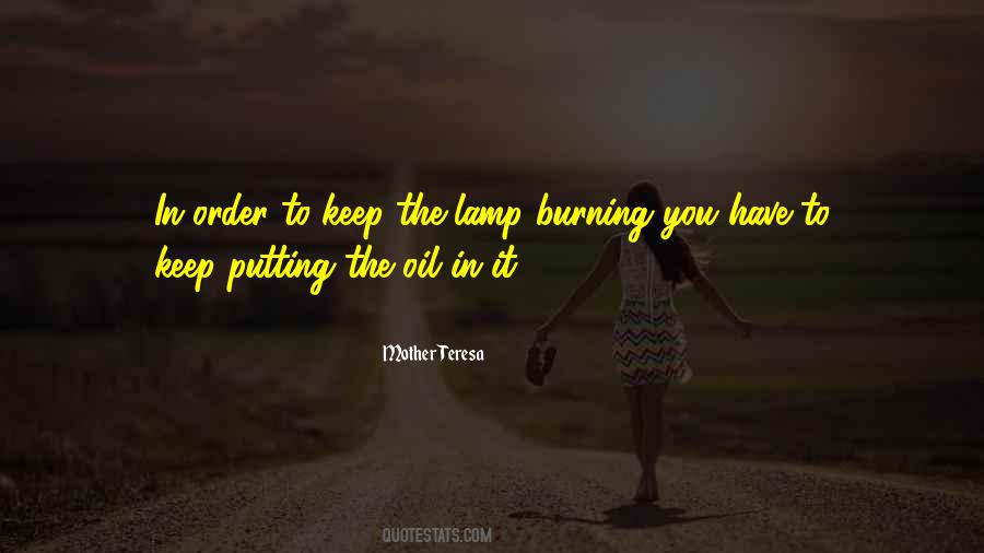 Quotes About Oil Lamps #1137492