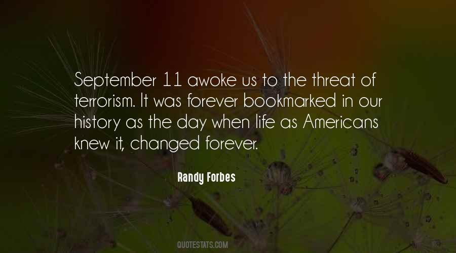 Quotes About 11 September #401134