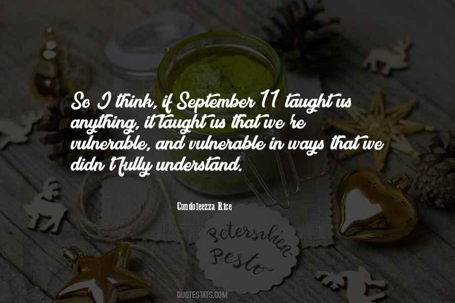 Quotes About 11 September #5874