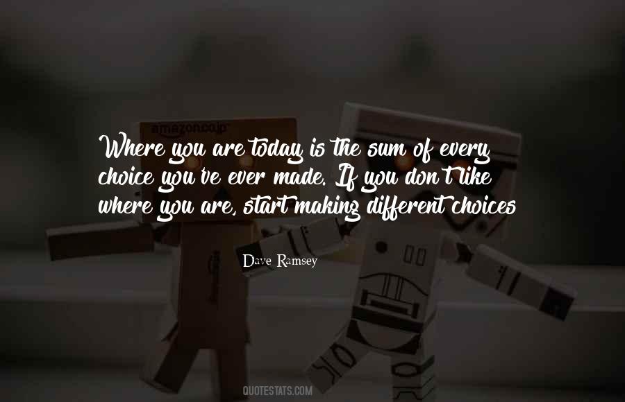 Choices Today Quotes #389601
