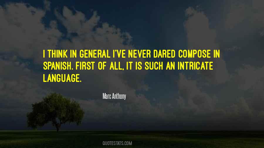 Quotes About Spanish Language #1788920