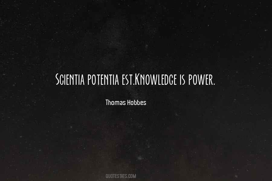 Scientia Potentia Quotes #1863368