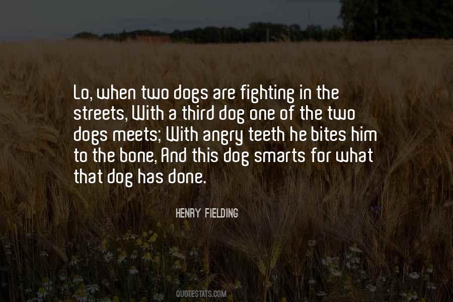 Quotes About Dog Fighting #380835