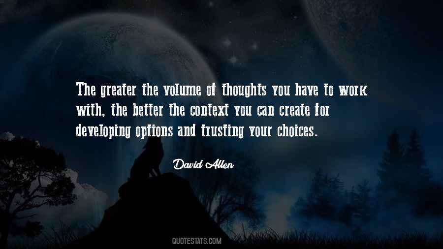 Quotes About Options And Choices #1307137