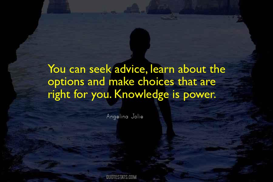 Quotes About Options And Choices #443022