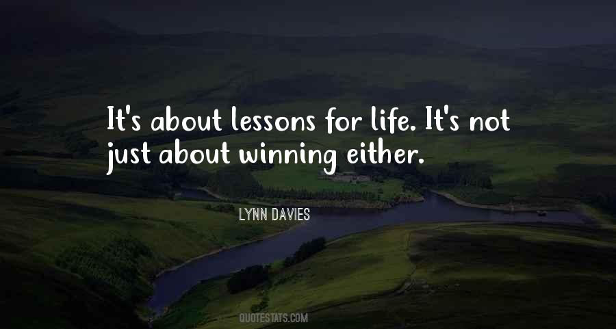 Quotes About Life's Lessons #20940
