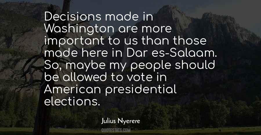 American Elections Quotes #1324370