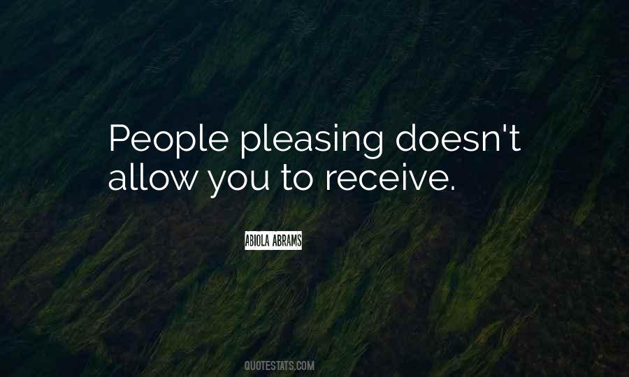 Quotes About Pleasing People #1718009