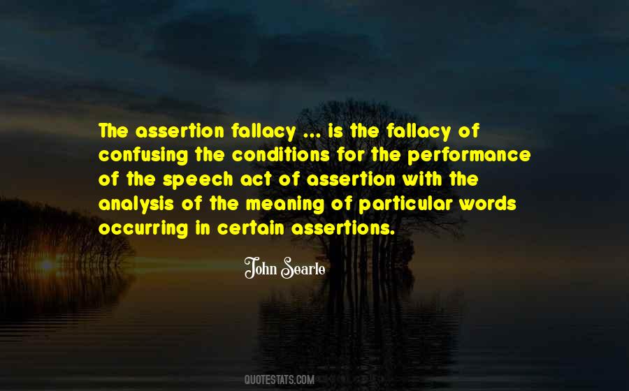 Fallacy Fallacy Quotes #71259