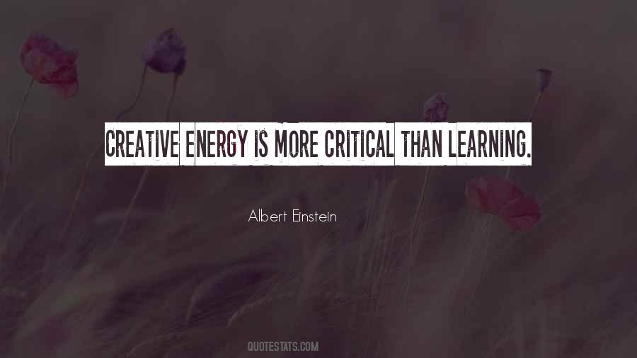 Creative Energy Quotes #638461