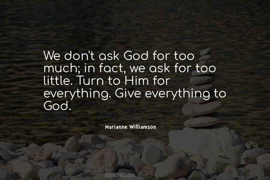 Quotes About Giving To God #136349