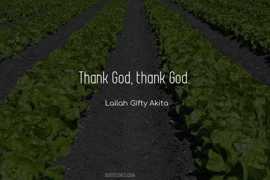 Quotes About Thank You God #85571