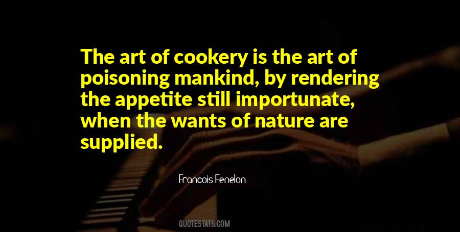 Quotes About Cookery #1348434