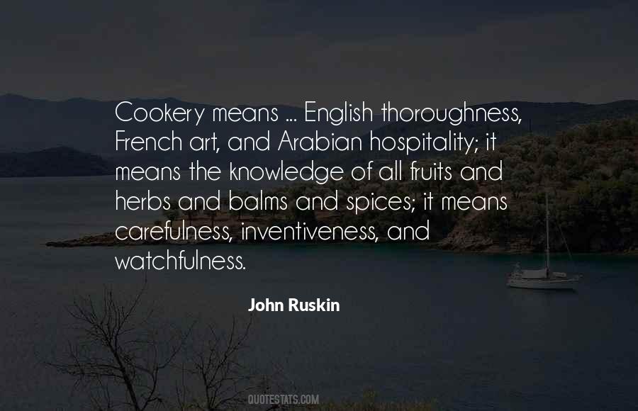 Quotes About Cookery #280431