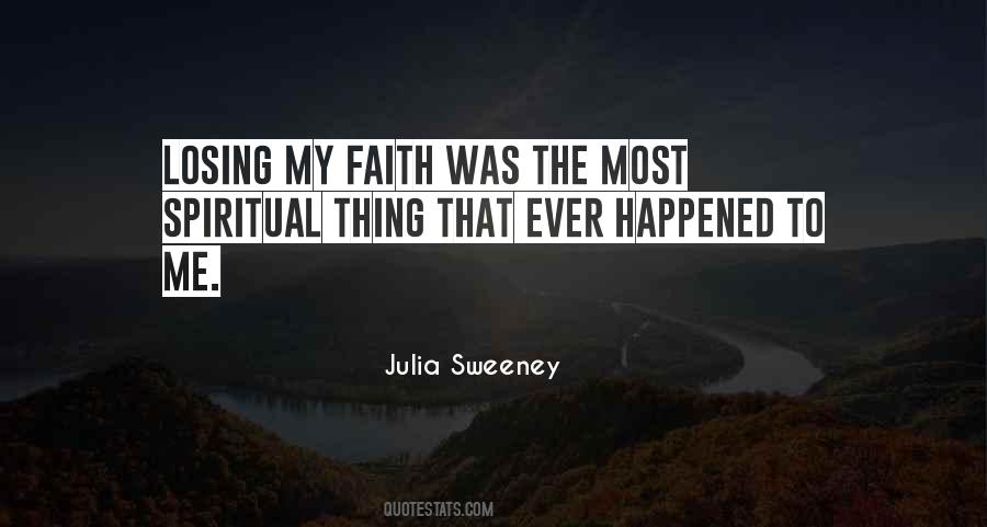 Quotes About Losing Faith #45173