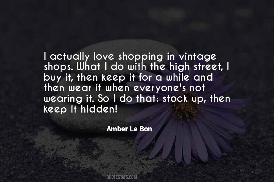 Shopping Vintage Quotes #776554