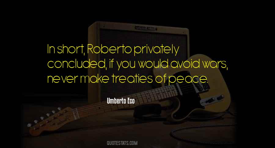 Peace Treaties Quotes #600914