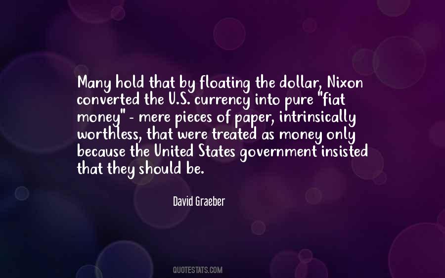 Quotes About Fiat Money #341327